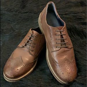 Farrell Men’s Brown Wingtip Oxfords 8
